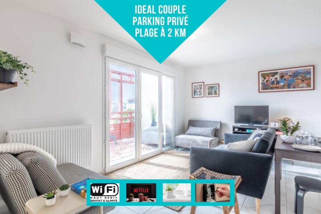 Confort-Appartement Le Maia Anglet Buitenkant foto